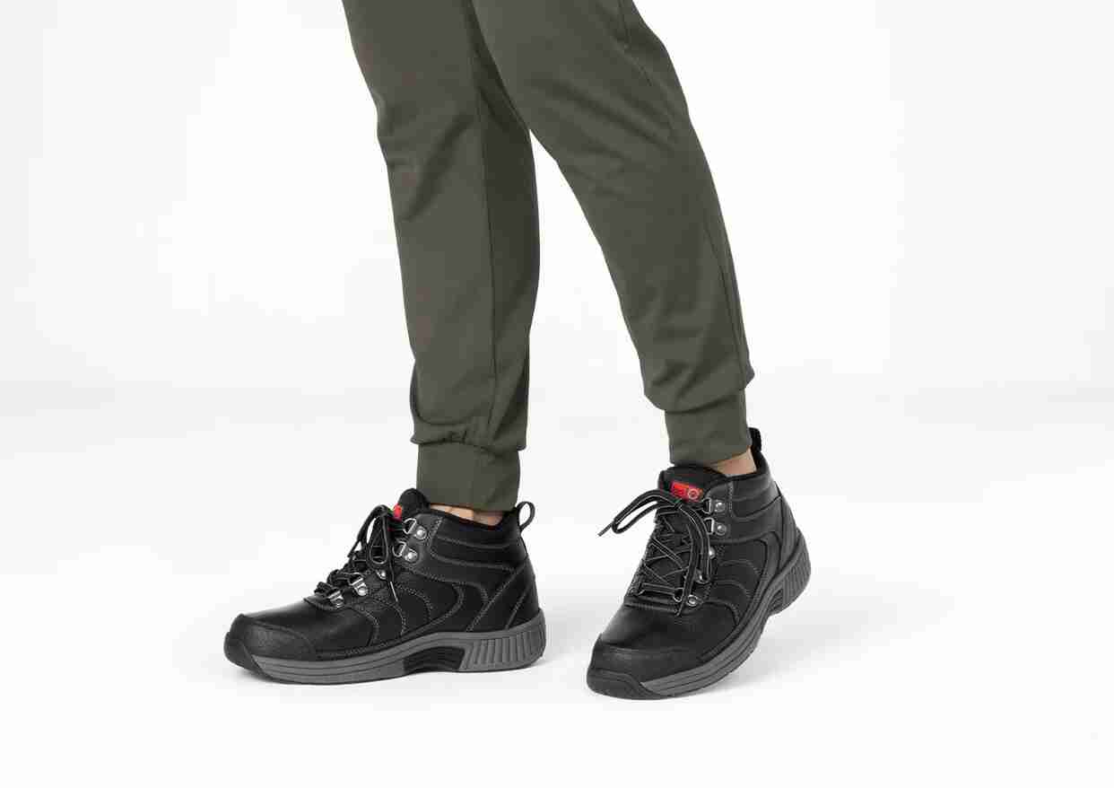 Botas de cuero impermeables